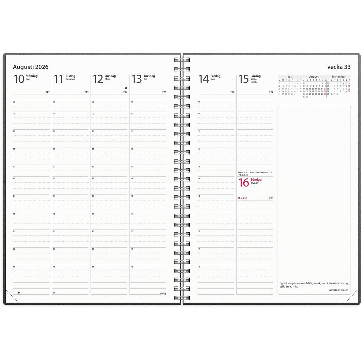 Almanacka Burde 5741 Business Amelia 2026 Beige A5