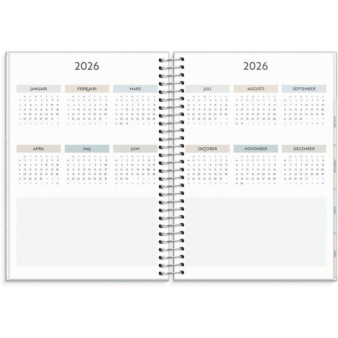 Almanacka Burde 1299 Life Organizer Family Planner 2026