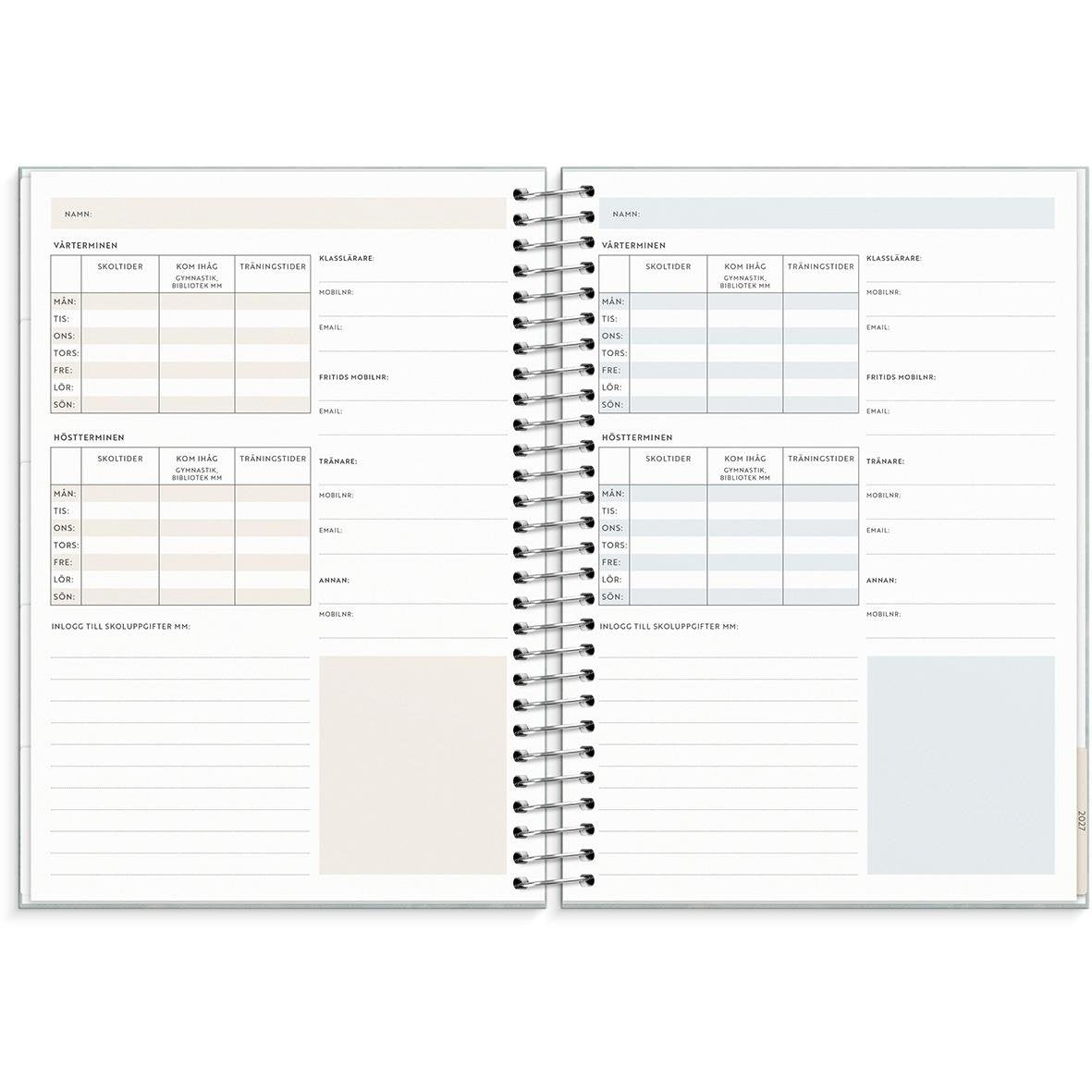 Almanacka Burde 1299 Life Organizer Family Planner 2026