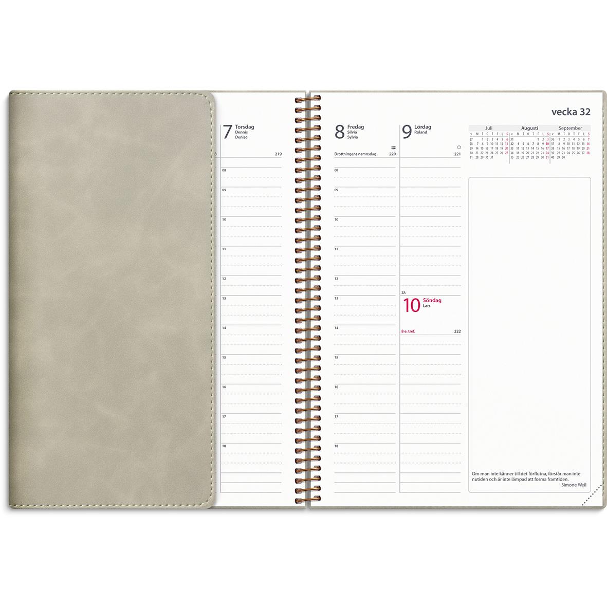 Almanacka Burde 5582 Business Twist 2025 Beige