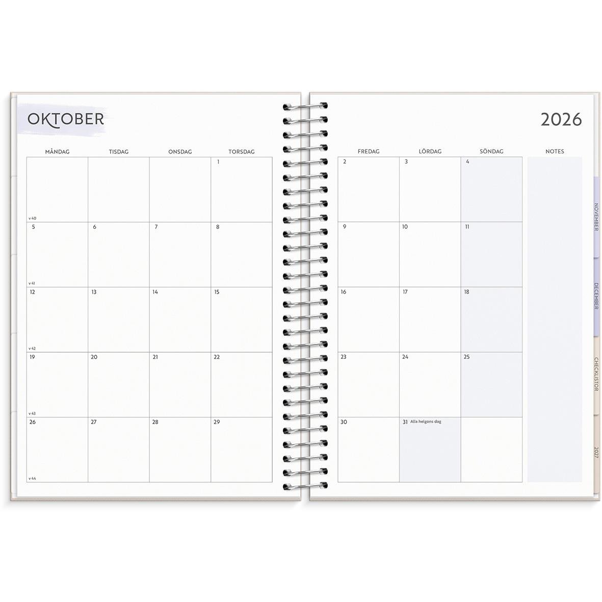 Almanacka Burde 1228 Life Organizer Family 2026 A5