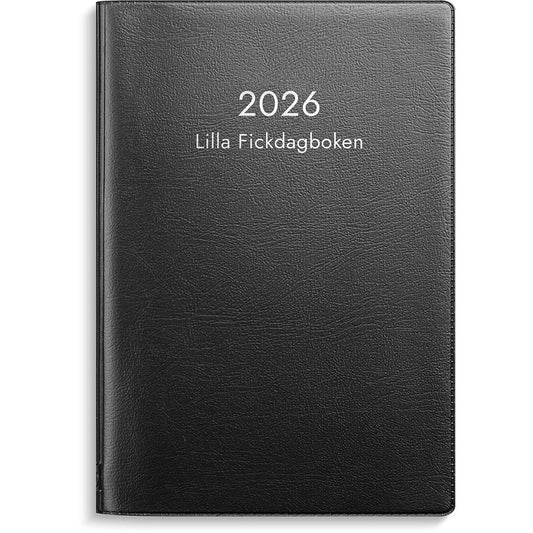 Almanacka Burde 3251 Lilla Fickdagboken Plast 2026 Svart