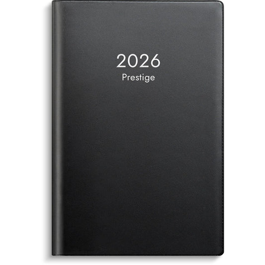 Almanacka Burde 3343 Prestige Plast 2026 Svart
