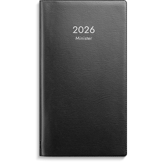 Almanacka Burde 3633 Minister Plast 2026 Svart