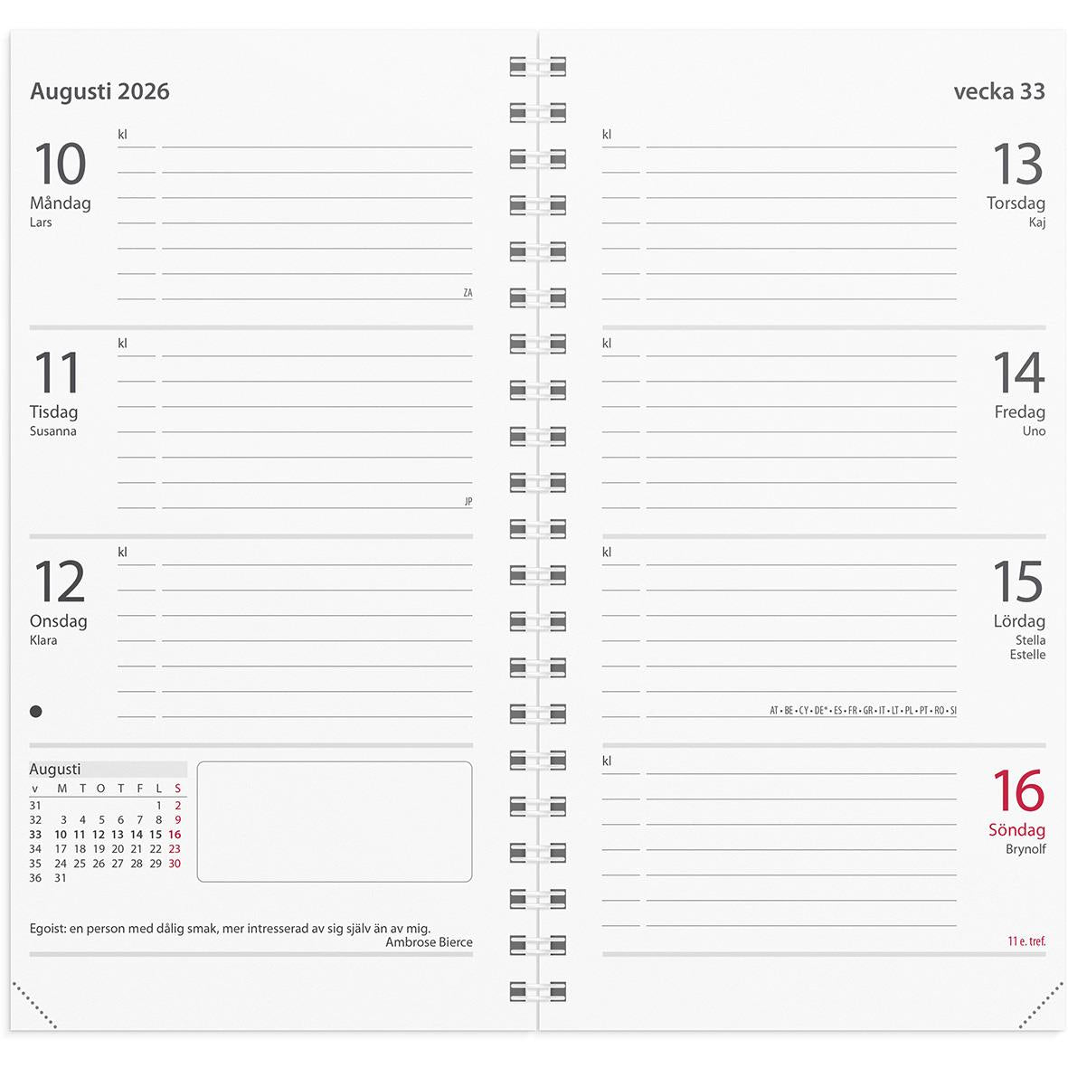 Almanacka Burde 3660 Master Refill 2026