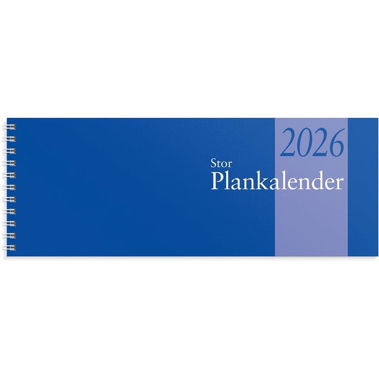 Almanacka Burde 1351 Stor Plankalender Spiral 2026