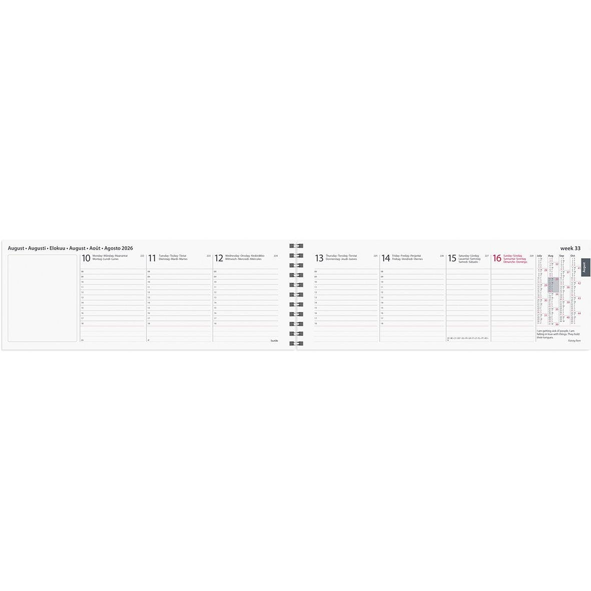 Almanacka Burde 1353 Desk calendar Europe 2026