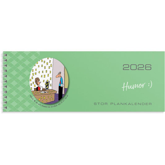 Almanacka Burde 1354 Stor Plankalender Humor 2026