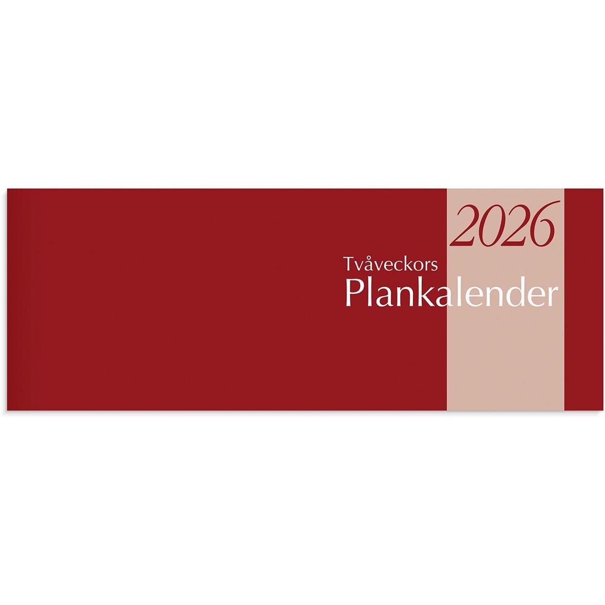 Almanacka Burde 1360 Tvåveckors Plankalender 2026
