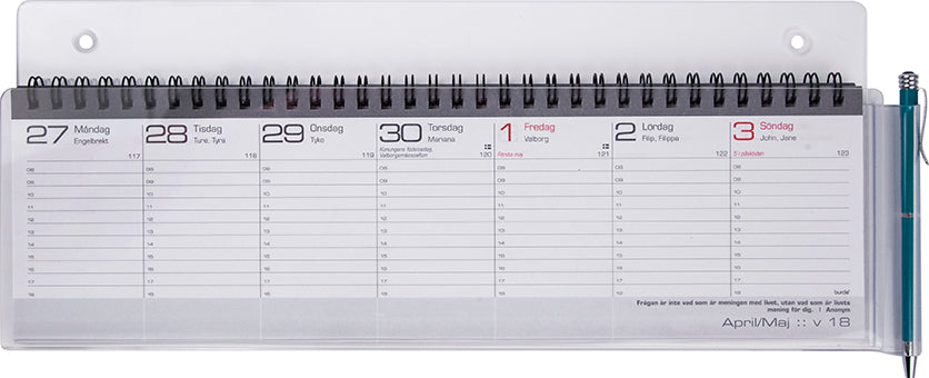 Almanacka Burde 1482 Veckoalmanackan Elegant 2026