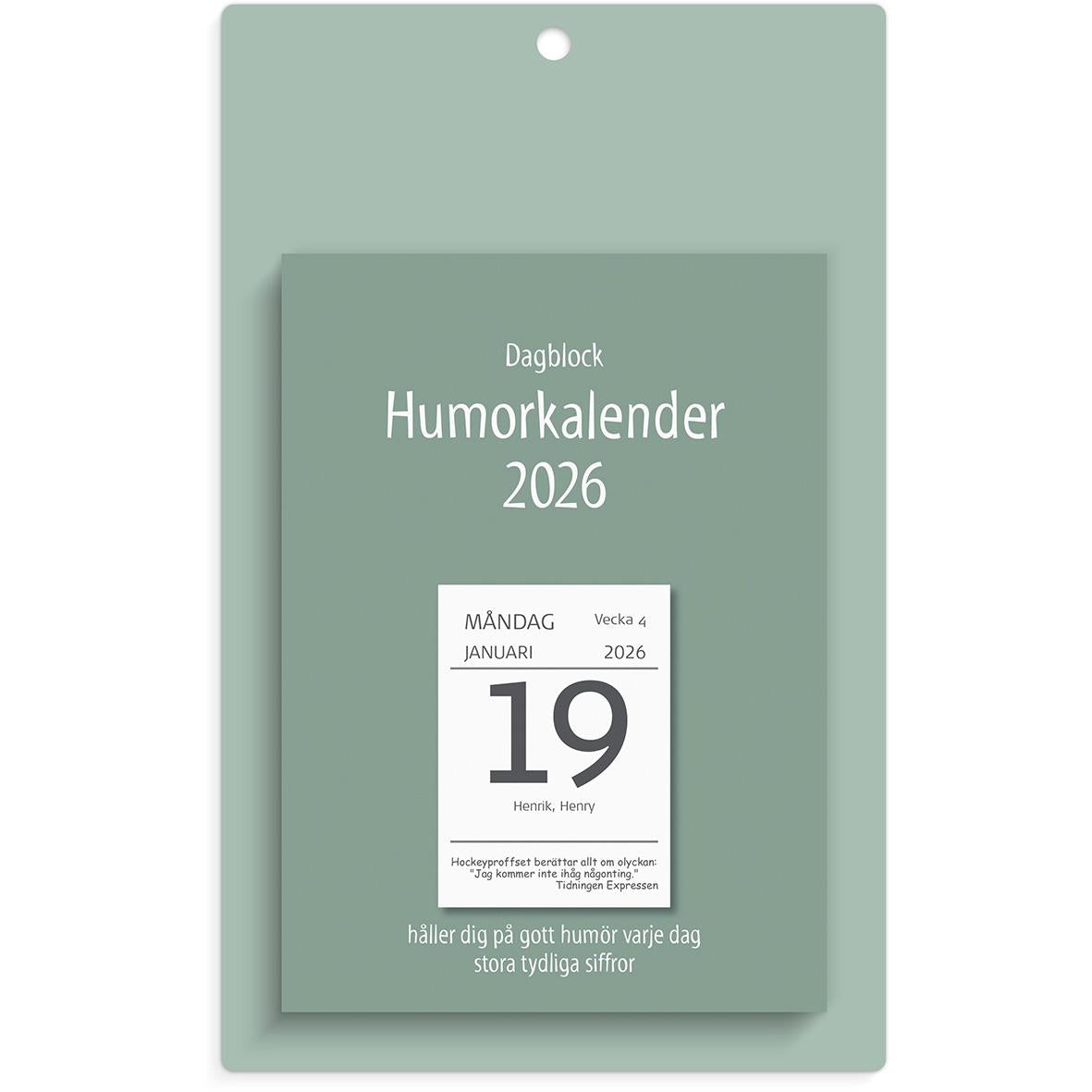 Almanacka Burde 1310 Väggplån med dagblock Humor 2026