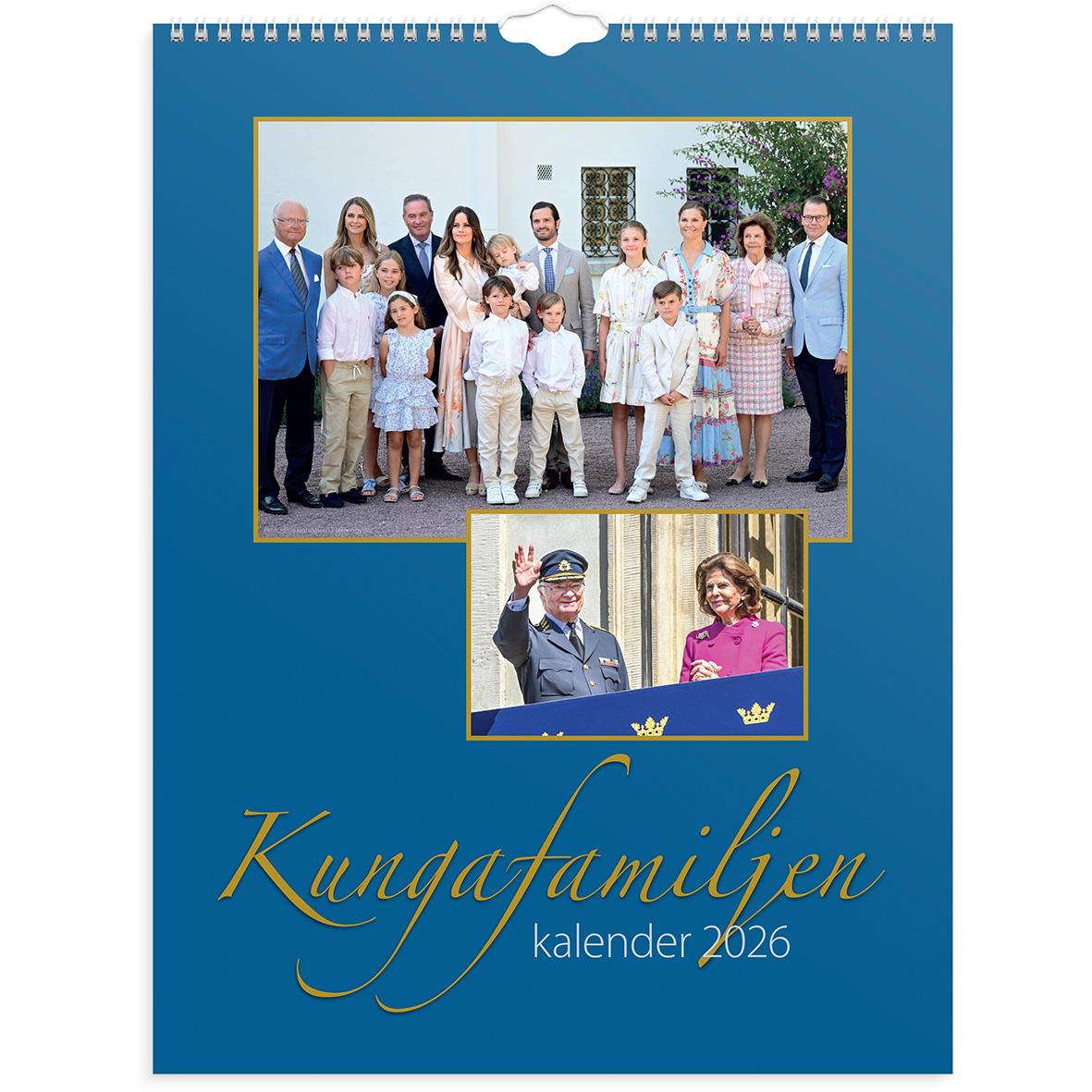Väggkalender Burde 1797 Kungafamiljen 2026