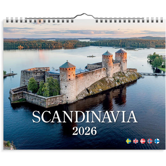 Väggkalender Burde 1727 Scandinavia 2026