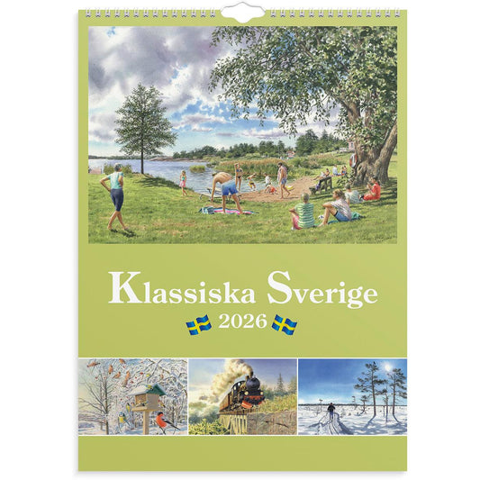 Väggkalender Burde 1733 Klassiska Sverige 2026
