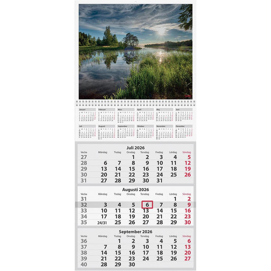 Väggkalender Burde 1746 Trebello 2026