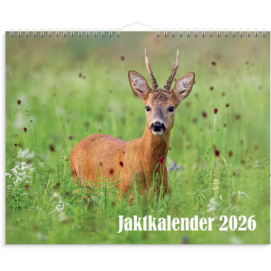 Väggkalender Burde 1738 Jaktkalender 2026