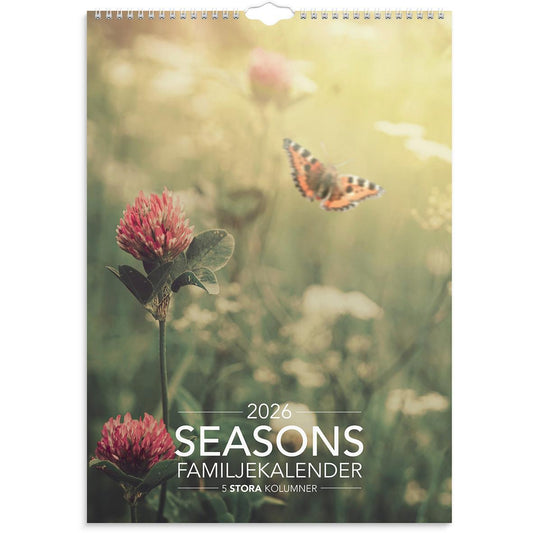 Väggkalender Burde 1744 Familjekalender Modern 2026