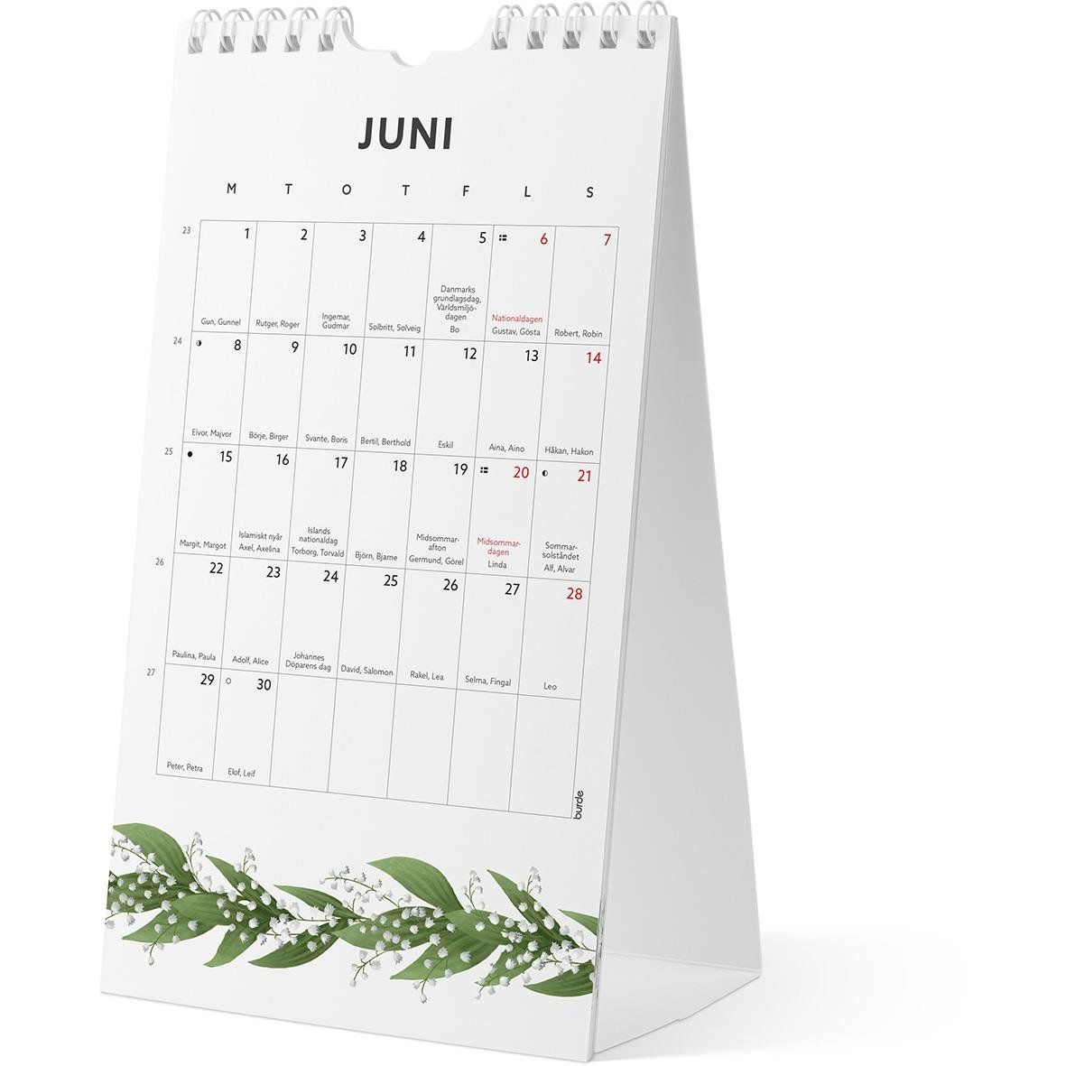 Väggkalender Burde 1783 Väggkalender Mini 2026