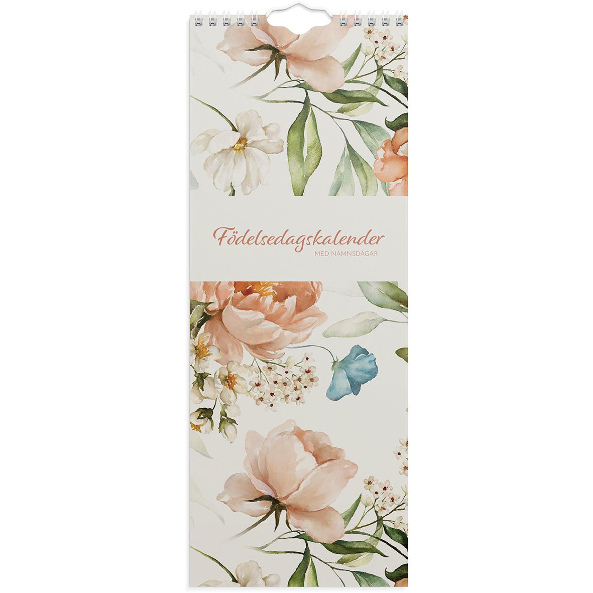 Väggkalender Burde 1890 Födelsedagar