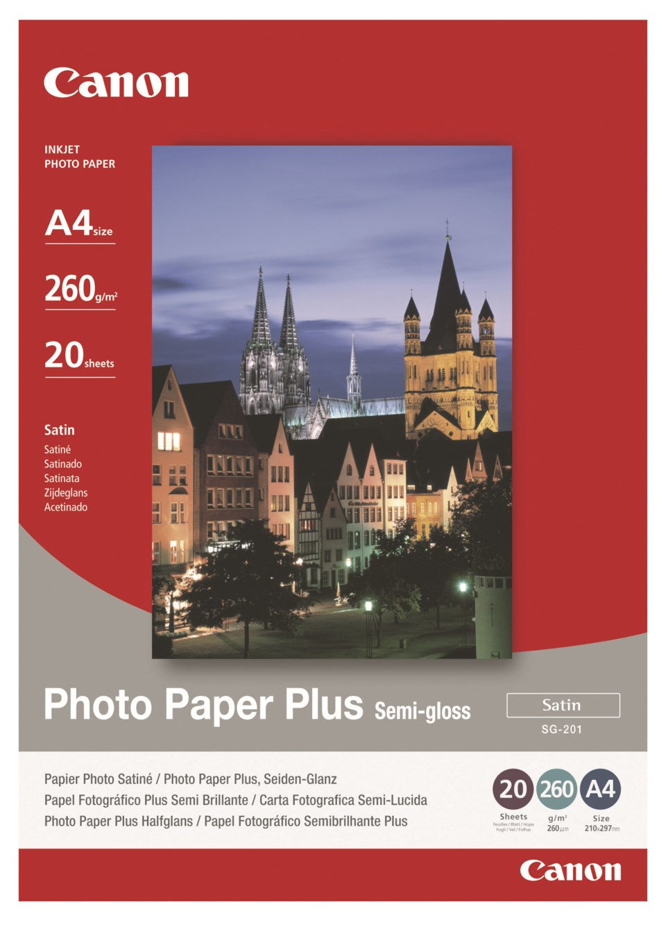 Fotopapper Canon SG-201 A4 260g 20ark/fp