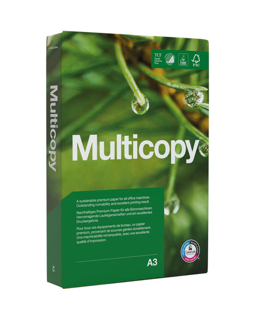 Kopieringspapper Multicopy Original Ohålat A3 80g