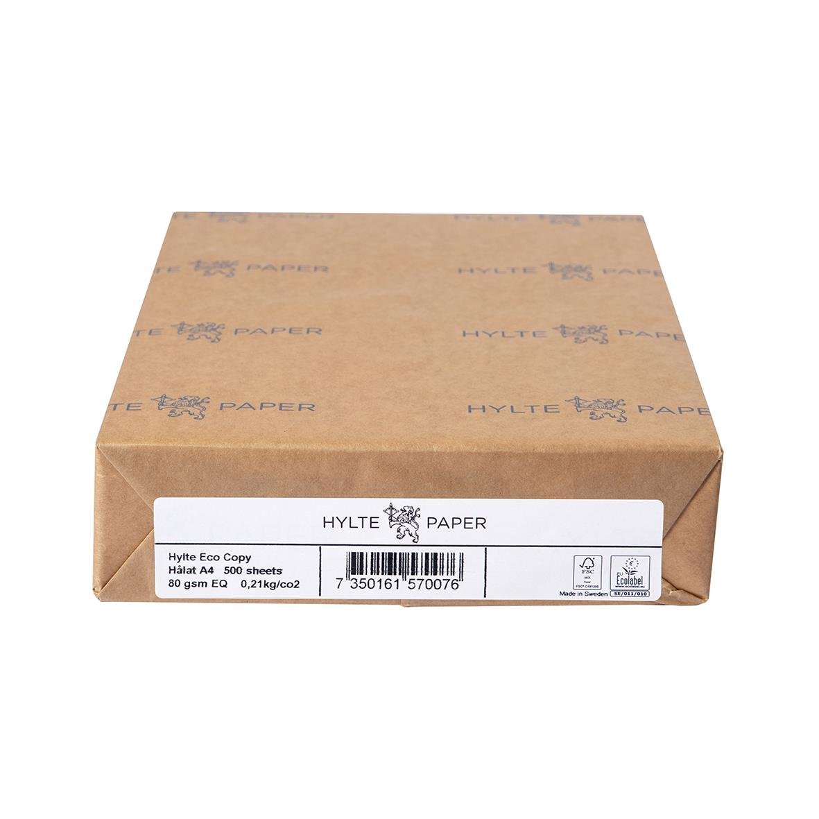 Kopieringspapper Hylte Eco Copy Hålat A4