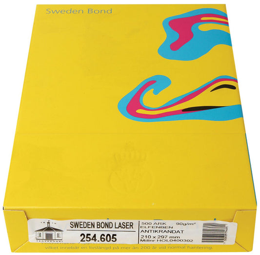Papper Sweden Bond elfenben A4 90g