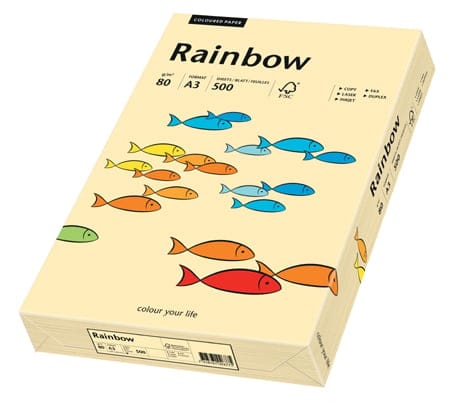 Kopieringspapper Rainbow chamois A4 160g