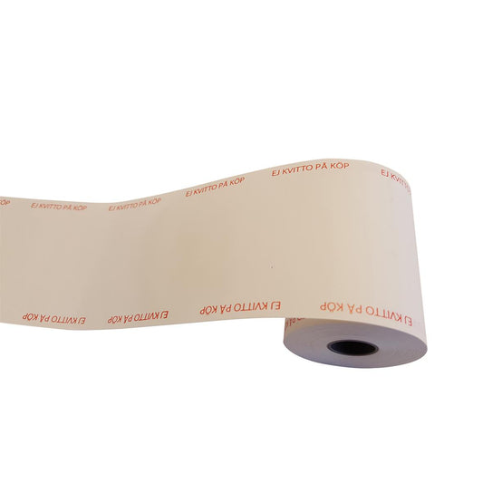 Kassarulle Thermo "Ej kvitto" Bisfenolfri 57mm x 25m Ø46mm 48g