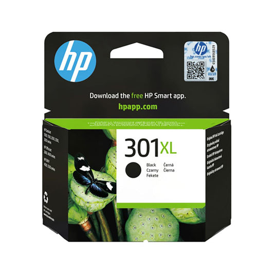 Bläckpatron HP No301XL 430 Sidor CH563EE Svart