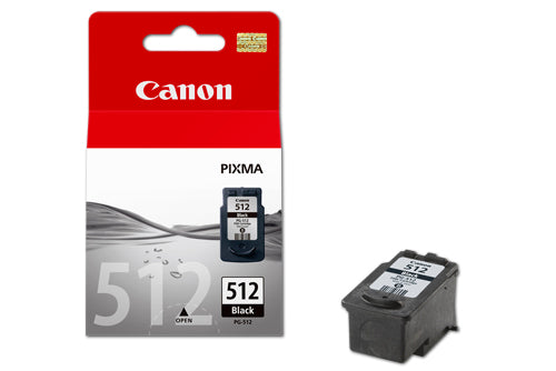 Bläckpatron Canon PG-512 svart för skrivare