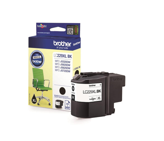 Bläckpatron Brother LC229XLBK Svart