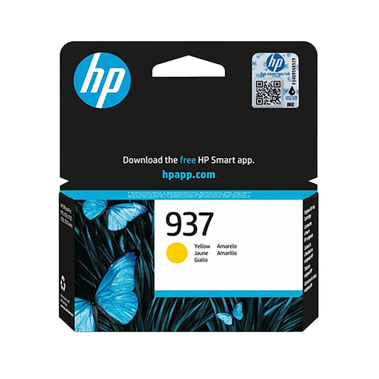 Bläckpatron HP 937 800 Sidor 4S6W4NE#CE1 Gul