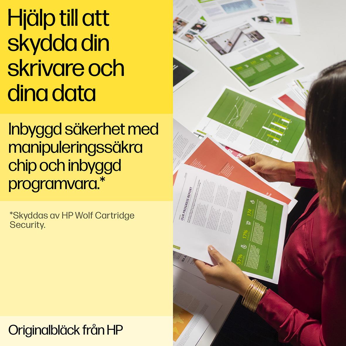 Bläckpatron HP 937 1450 Sidor 4S6W5NE#CE1 Svart