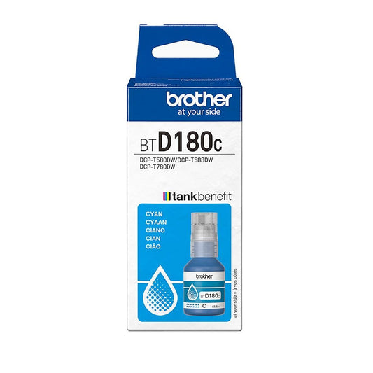 Bläckpatron Brother 5000sid BTD180C Cyan