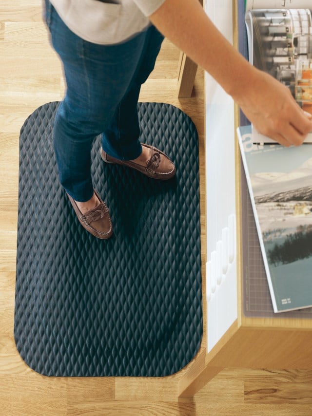 Matta Yoga Fashion Nitril 87x145cm svart