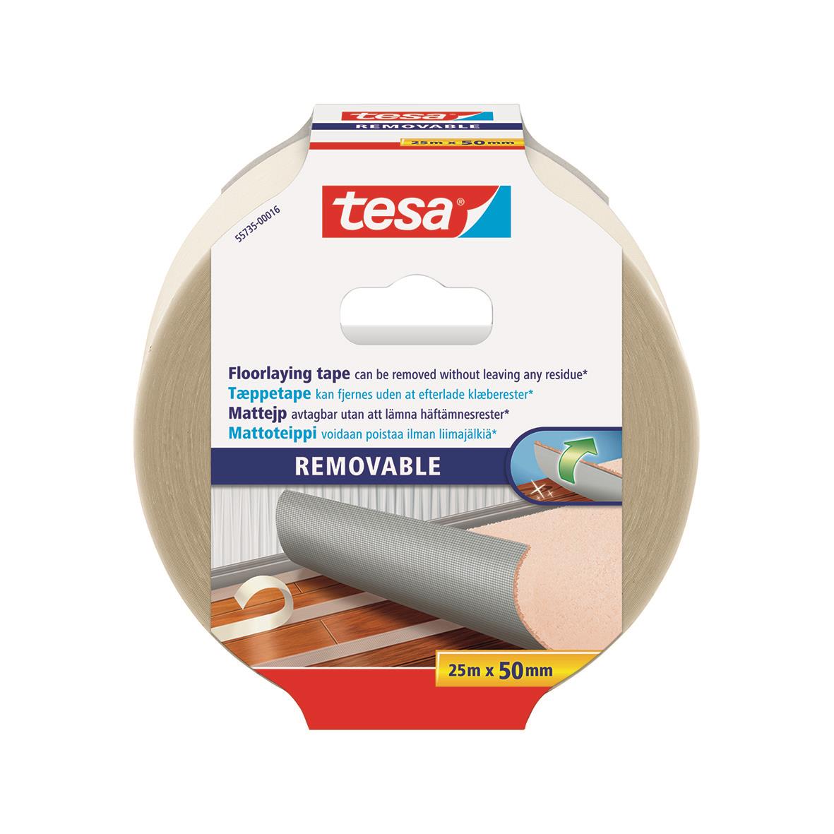 Mattejp Tesa Mattejp Avtagbar 50mm x 25m