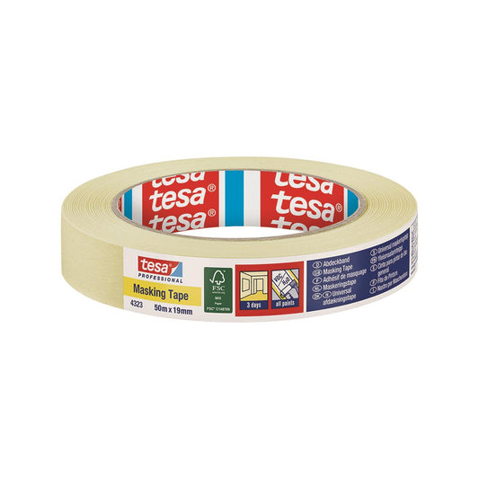Maskeringstejp Tesa 4323 Professional 19mm x 50m
