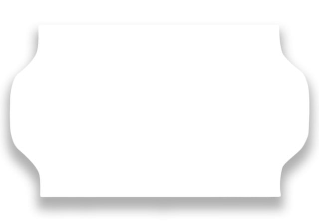 Prismärkningsetikett 32x19 vit G2 1000st/rl