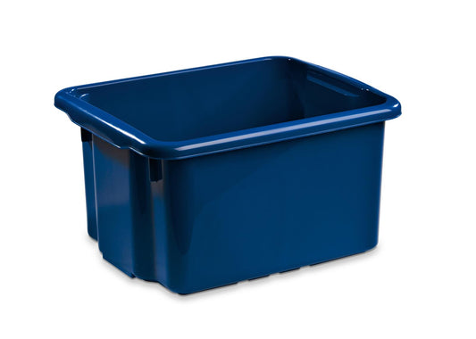 Förvaringslåda Stabil 15L mörkblå 365x295x200mm