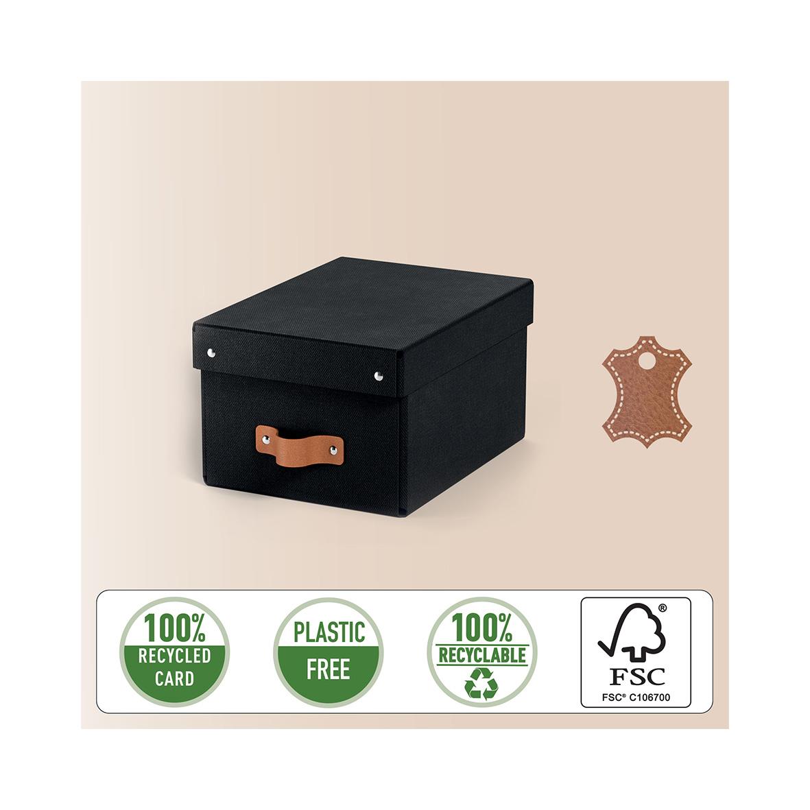 Förvaringslåda Leitz Puro Hög Svart 7L 200x150x280mm