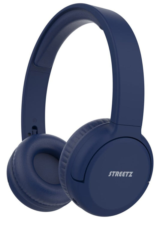 BT210 Bluetooth Hörlurar Mikrofon Hopfällbara Blå