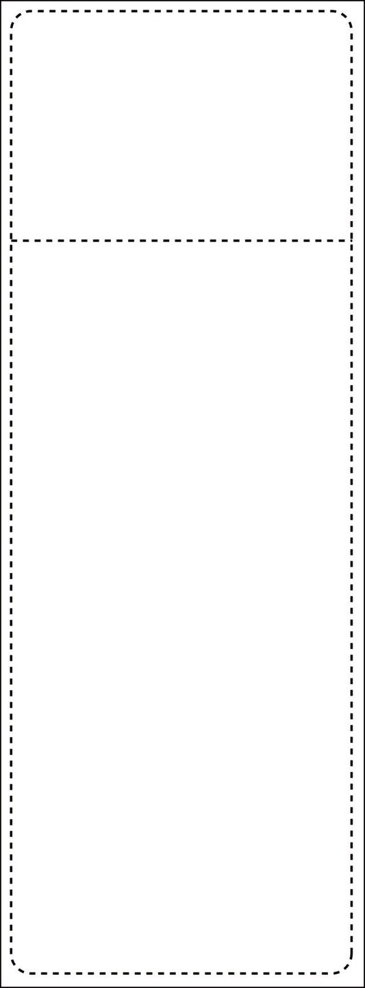 Fraktetikett Thermo 107 x 251mm falsad 500st/fp