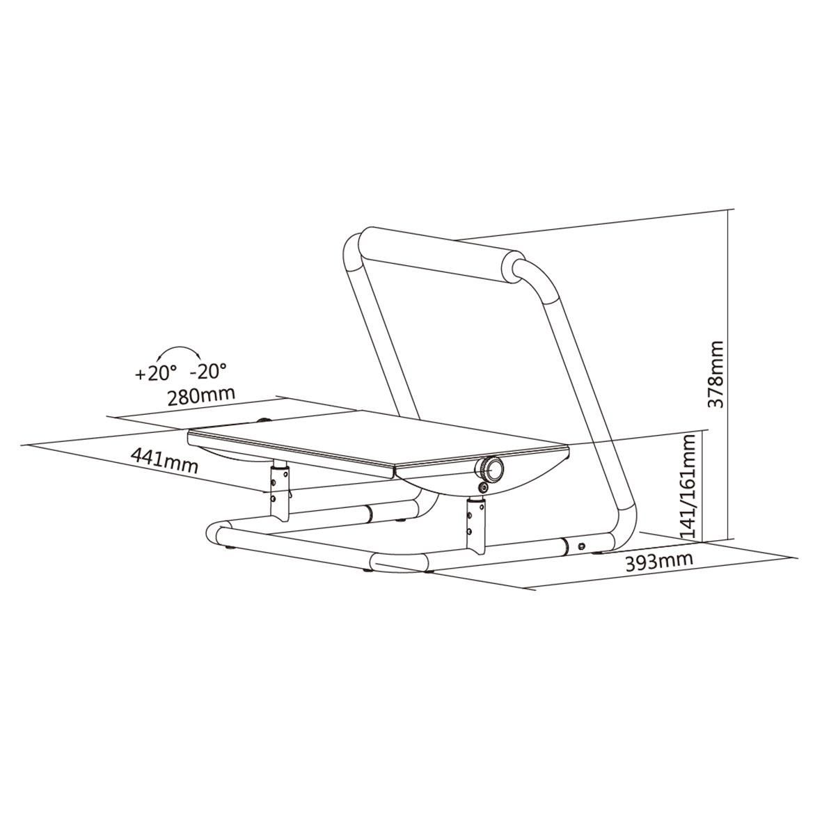 Fotstöd Sun-Flex Relax Svart