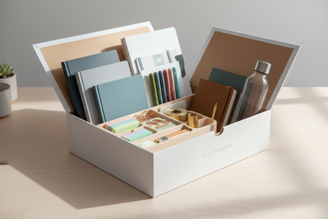 can you show a box and inside placed all the products 