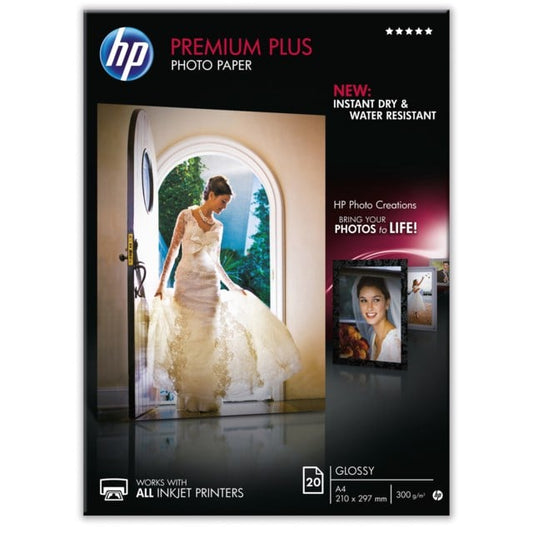 Fotopapper HP Premium Plus A4 300g 20ark/fp