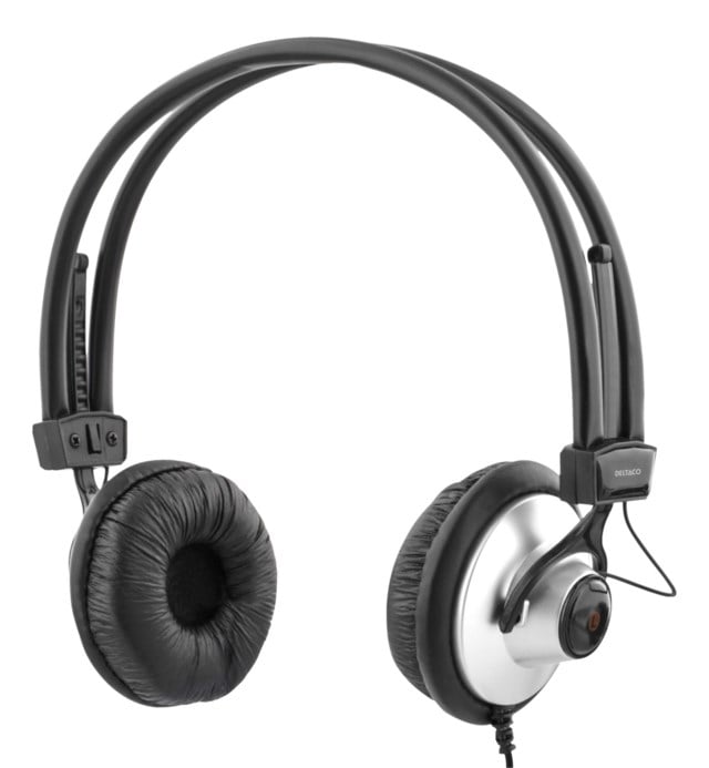 Hörlurar Med Volymkontroll 2.2m Kabel