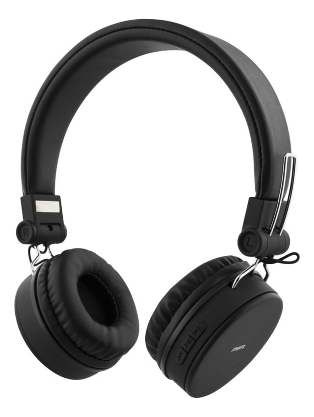 BT200 Hopfällbara On-Ear BT Headset 3.5mm Svart