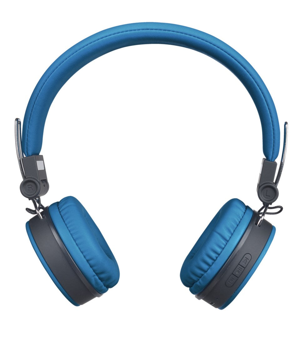 BT200 Hopfällbara On-Ear BT Headset 3.5mm Blå