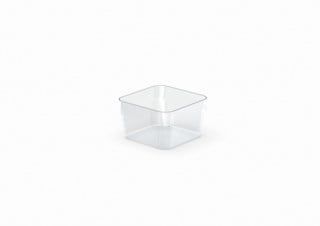 Förvaringslåda SmartStore Compact Sort 10x10cm transparent